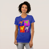 Pop Art JFK John F. Kennedy T-Shirt (Vorne ganz)