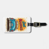 Pop Art Just Married Gepäckanhänger (Vorderseite horizontal)