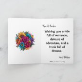 Pop Art Just Married Karte (Innenseite)