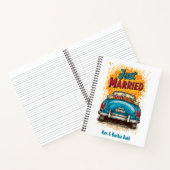 Pop Art "Just Married" SpiralNotebook Notizblock (Innenseite)