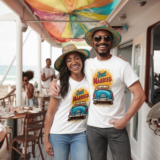 Pop Art Just Married T-Shirt