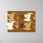 Pop-Art-Kaffee auf Leinwand (Vorderseite)