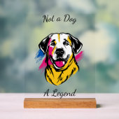 Pop Art Kangal Design Acrylschild (Neutral)