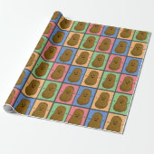 Pop-Art-Kartoffel Geschenkpapier (Ungerollt)