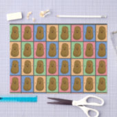 Pop-Art-Kartoffel Seidenpapier (Handwerk)