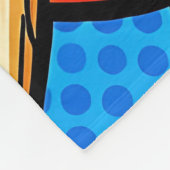 Pop-Art-Kebab-Explosion Fleecedecke (Ecke)