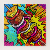 Pop-Art-Kebab-Explosion Puzzle (Horizontal)