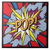 Pop Art Keramik Tile Fliese (Vorderseite)