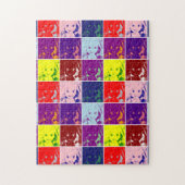 Pop Art Kinderpuppensortrait Puzzle (Vertikal)