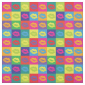 Pop Art Kiss Stoff (Muster)