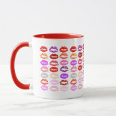 Pop Art Kisses - Tasse für Getränke (Links)