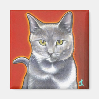 Pop Art Kitty Magnent Magnet