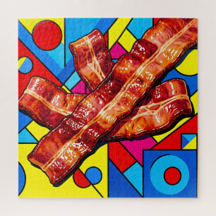Pop Art Knuspriger Speck Puzzle