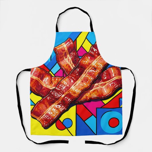 Pop Art Knuspriger Speck Schürze (Vorderseite)