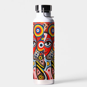 Pop Art Komposition 001 Trinkflasche