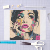 PoP Art Königin1.5 Seidenpapier (Handwerk)
