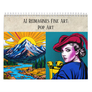 Pop-Art-Kunst-Aesthetic - Fine Art neu gemischt Kalender