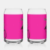 Pop-Art-Küstenfahrer-Retro-Rosa-Glaswarenset Dosenglas (Links)