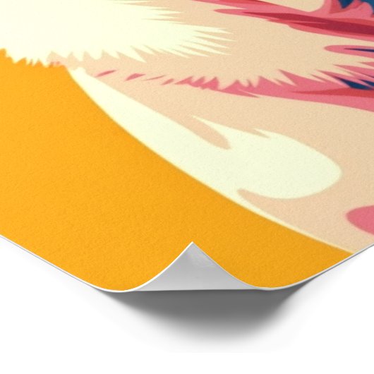 Pop Art Labrador Candy Crush Grid Poster (Ecke)