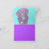 Pop ART Labrador Karte (Innenseite)