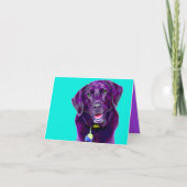 Pop ART Labrador Karte (Vorderseite)