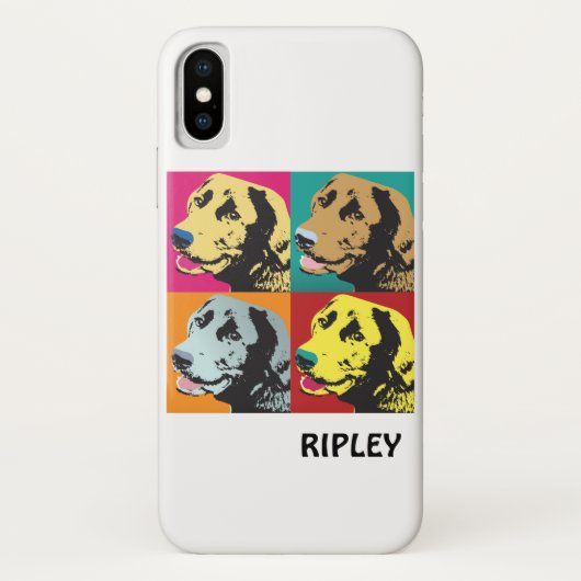 Pop Art Labrador Retriever Case-Mate iPhone Hülle (Rückseite)