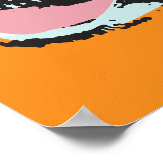 Pop Art Labrador Retriever Poster (Ecke)