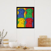 Pop Art Labrador Retriever Poster (Küche)
