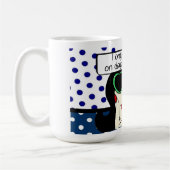 Pop Art Lady Coffee Tasse (Links)