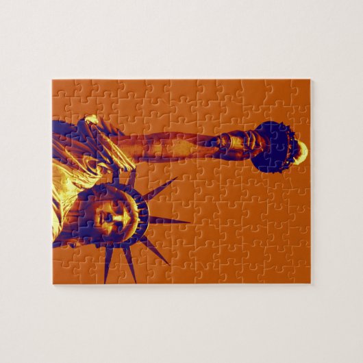 Pop Art Lady Liberty Puzzle (Horizontal)