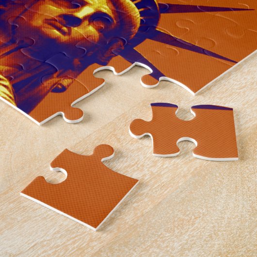 Pop Art Lady Liberty Puzzle (Seite)