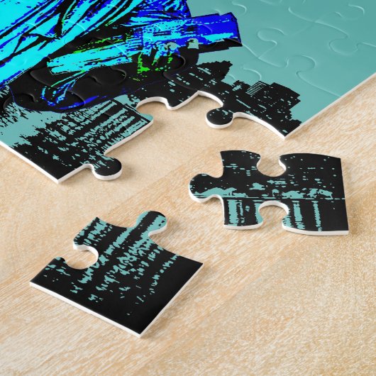 Pop Art Lady Liberty Puzzle (Seite)