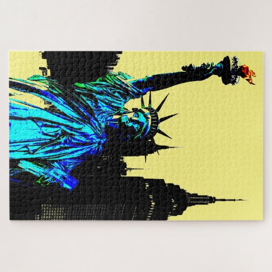 Pop Art Lady Liberty Puzzle (Horizontal)