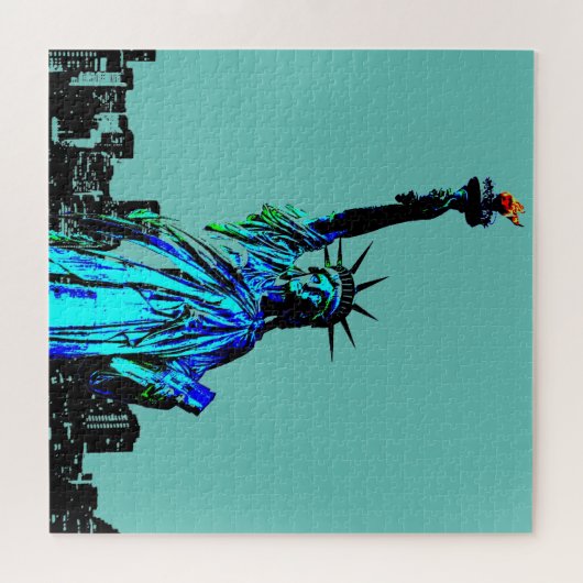 Pop Art Lady Liberty Puzzle (Horizontal)