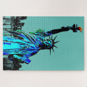 Pop Art Lady Liberty Puzzle (Horizontal)