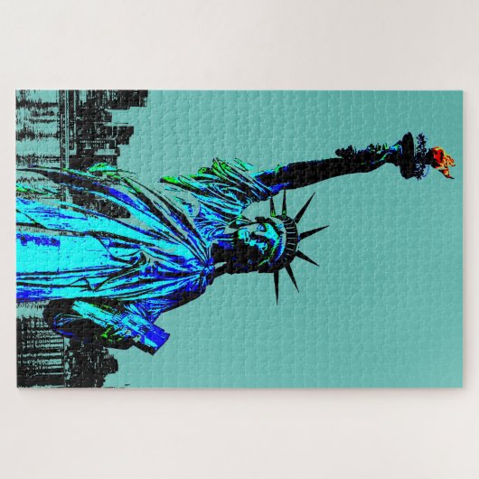 Pop Art Lady Liberty Puzzle (Horizontal)