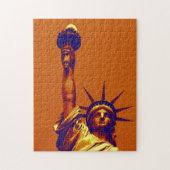 Pop Art Lady Liberty Puzzle (Vertikal)