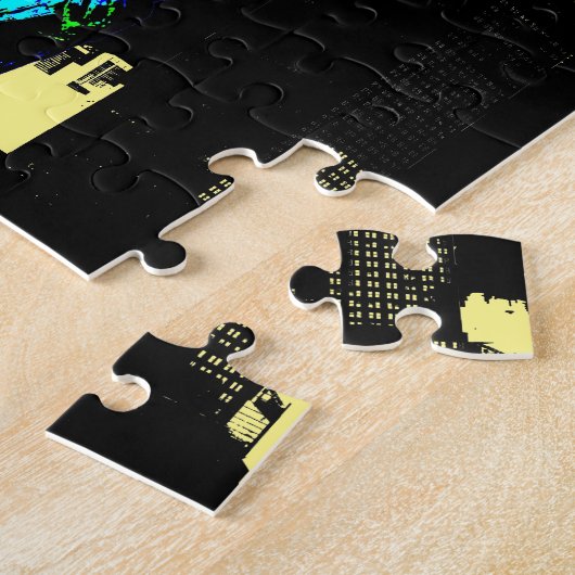 Pop Art Lady Liberty Puzzle (Seite)