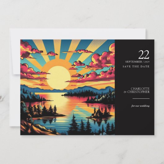 Pop Art Lake Festival Save The Date (Vorderseite)