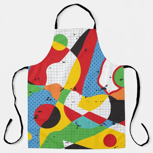Pop-Art, lebendiger Minimalismus. Schürze (Vorderseite)