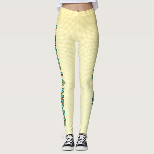 Pop Art Lefthanded Leggings (Vorderseite)