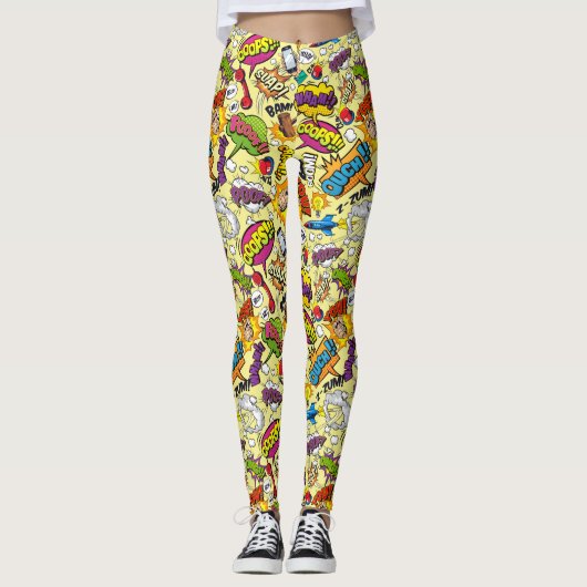 Pop Art Leggings (Vorderseite)