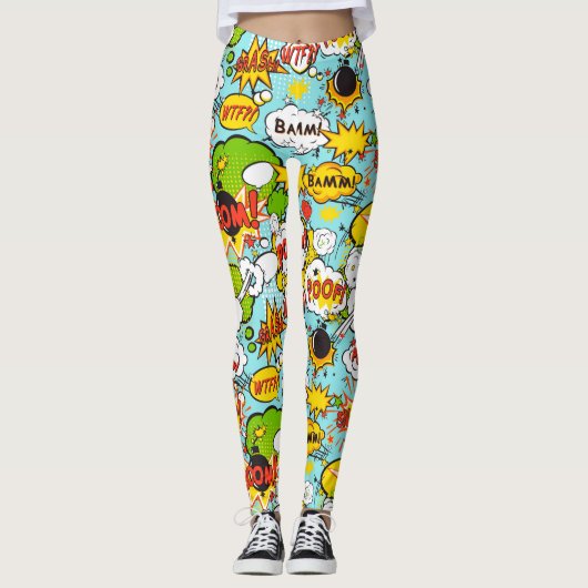 Pop Art Leggings (Vorderseite)