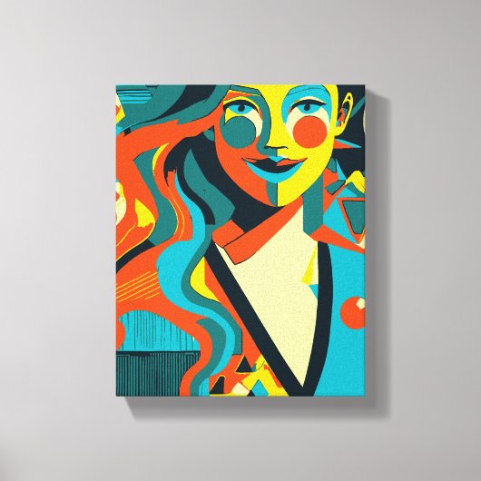 Pop Art Leinwanddruck (Vorderseite)