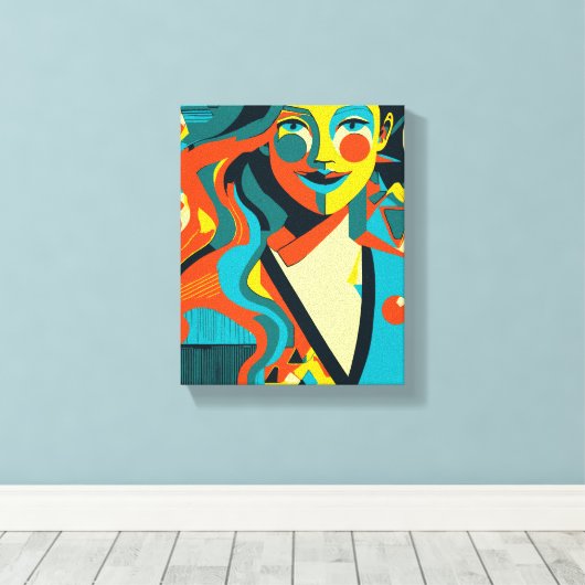 Pop Art Leinwanddruck (Insitu (Holzboden))