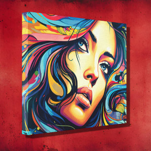 Pop Art Leinwanddruck