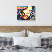 Pop Art Leinwanddruck (Insitu (Schlafzimmer))