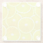 Pop Art Lemon Glasuntersetzer (Rückseite)