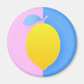 Pop Art lemon Magnet (Vorne)