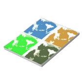 Pop Art Lemurs Notizblock (Rotiert)